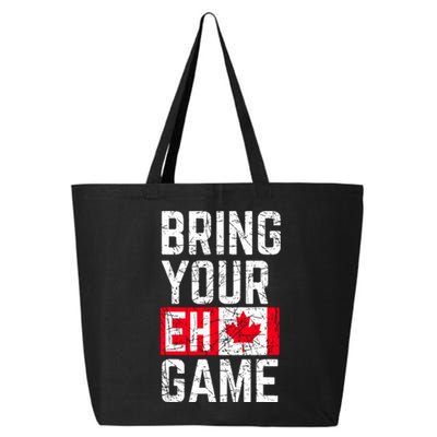 Bring Your Eh Game Canadian Flag Canada Pride 25L Jumbo Tote