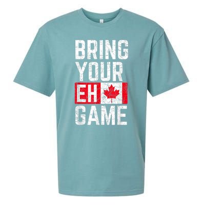 Bring Your Eh Game Canadian Flag Canada Pride Great Gift Sueded Cloud Jersey T-Shirt