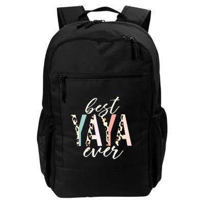 Best Yaya Ever Gifts Leopard Print Mothers Day Backpack