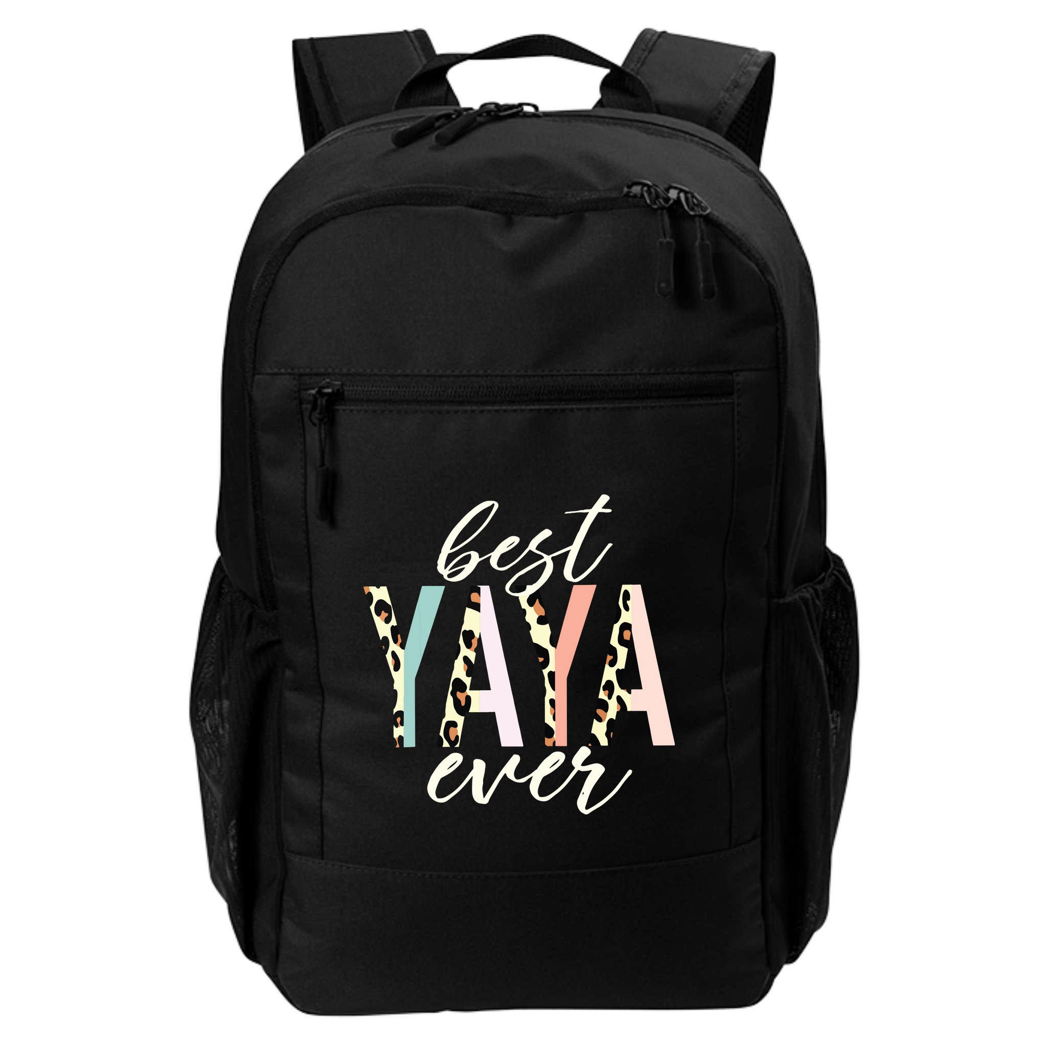 Best Yaya Ever Gifts Leopard Print Mothers Day Backpack