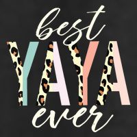 Best Yaya Ever Gifts Leopard Print Mothers Day Adult Drive Performance Visor