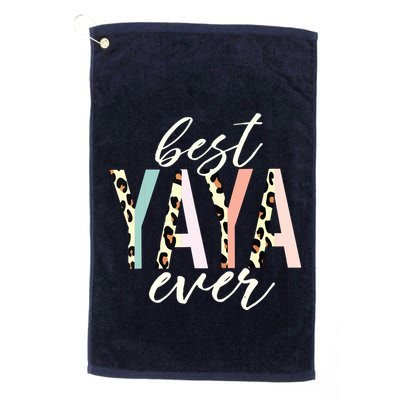 Best Yaya Ever Gifts Leopard Print Mothers Day Golf Towel