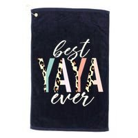 Best Yaya Ever Gifts Leopard Print Mothers Day Golf Towel