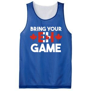 Bring Your Eh Game Canadian Gift Mesh Reversible Basketball Jersey Tank