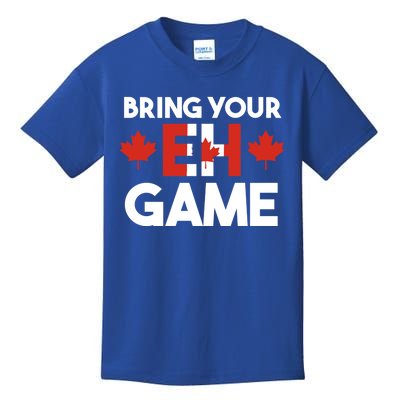 Bring Your Eh Game Canadian Gift Kids T-Shirt