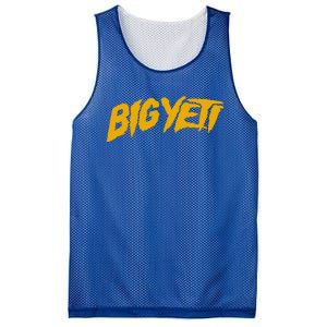 Big Yeti Fans Kelce Funny Text Mesh Reversible Basketball Jersey Tank