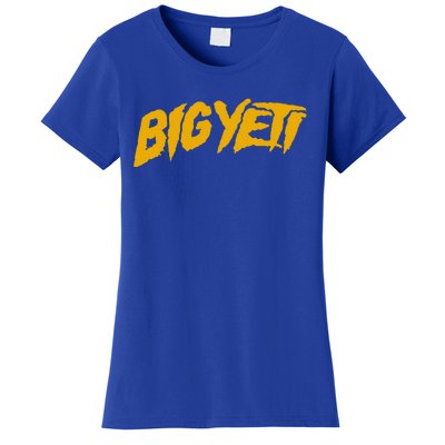 Big Yeti Fans Kelce Funny Text Women's T-Shirt