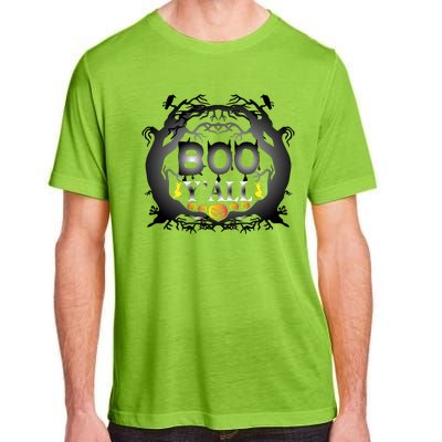 Boo Y'all Funny Halloween Adult ChromaSoft Performance T-Shirt