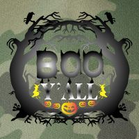 Boo Y'all Funny Halloween Legacy Tie Dye Trucker Hat