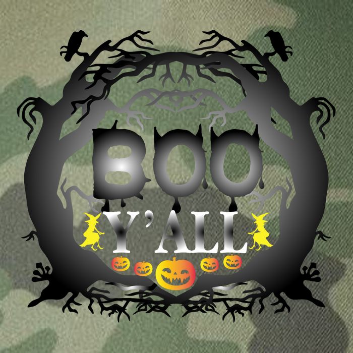 Boo Y'all Funny Halloween Legacy Tie Dye Trucker Hat