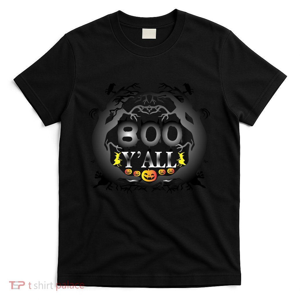 Boo Y'all Funny Halloween T-Shirt