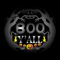 Boo Y'all Funny Halloween Button