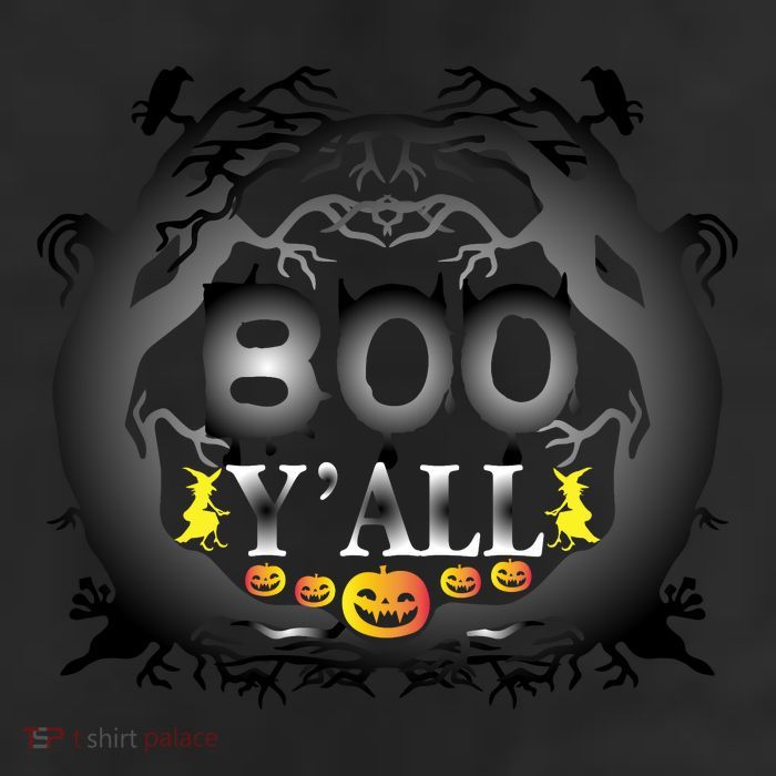 Boo Y'all Funny Halloween 11oz C Handle Ceramic Mug