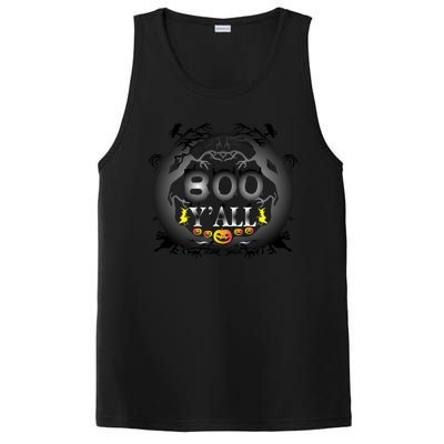 Boo Y'all Funny Halloween PosiCharge Competitor Tank