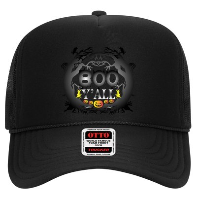 Boo Y'all Funny Halloween Trucker Hat