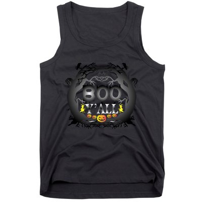 Boo Y'all Funny Halloween Tank Top