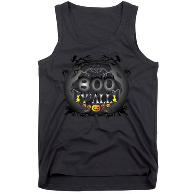 Boo Y'all Funny Halloween Tank Top