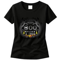 Boo Y'all Funny Halloween Womens T-Shirt