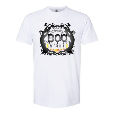 Boo Y'all Funny Halloween Softstyle CVC T-Shirt