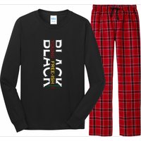 Black Young Free Ish Juneteenth Day 1865 Gift Long Sleeve Pajama Set