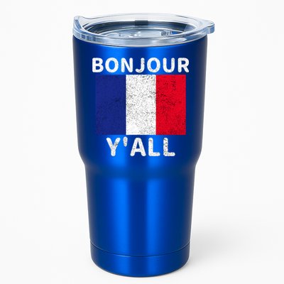 Bonjour Y'all French Flag France Pride  Tumbler