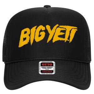 Big Yeti Fans Kelce Funny Text High Crown Mesh Back Trucker Hat