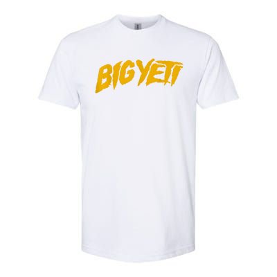 Big Yeti Fans Kelce Funny Text Softstyle® CVC T-Shirt