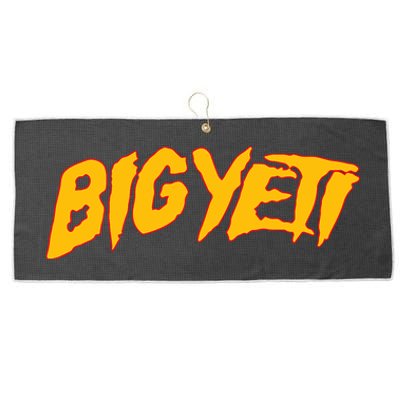 Big Yeti Fans Travis Funny Text Large Microfiber Waffle Golf Towel