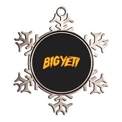 Big Yeti Fans Travis Funny Text Metallic Star Ornament