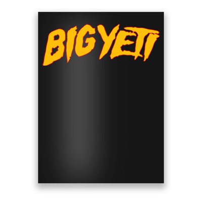 Big Yeti Fans Travis Funny Text Poster