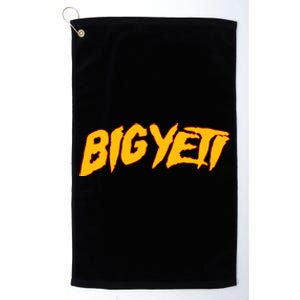 Big Yeti Fans Travis Funny Text Platinum Collection Golf Towel