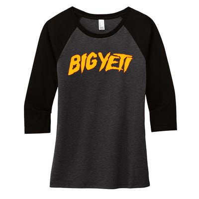 Big Yeti Fans Travis Funny Text Women's Tri-Blend 3/4-Sleeve Raglan Shirt