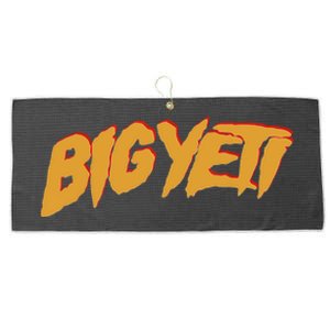 Big Yeti Fans Kelce Funny Text Large Microfiber Waffle Golf Towel