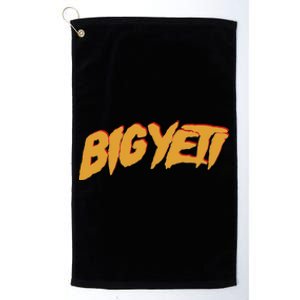 Big Yeti Fans Kelce Funny Text Platinum Collection Golf Towel