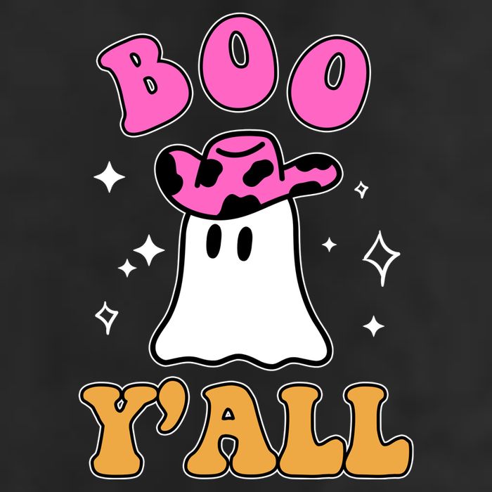Boo Yall Ghost Halloween Adult Drive Performance Visor