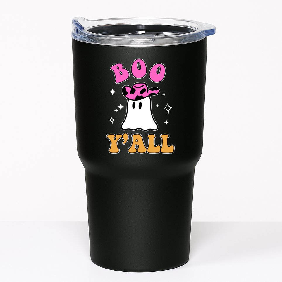 Boo Yall Ghost Halloween Tumbler