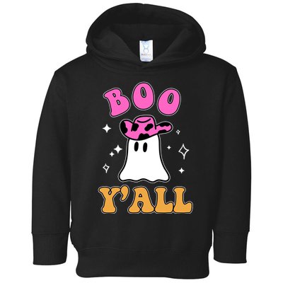 Boo Yall Ghost Halloween Toddler Hoodie