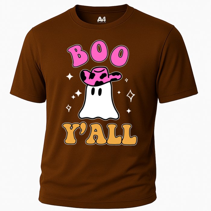 Boo Yall Ghost Halloween Cooling Performance Crew T-Shirt
