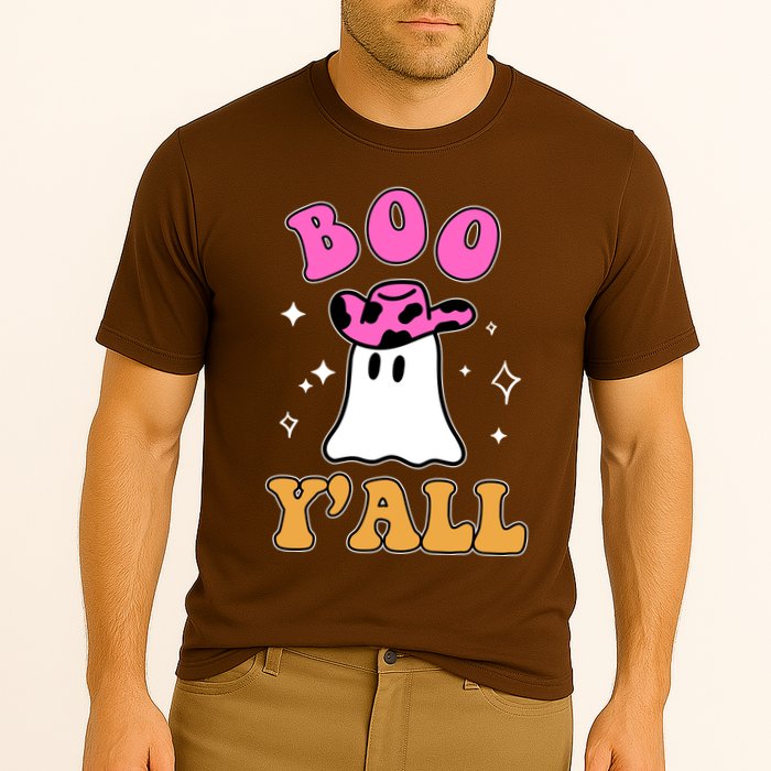 Boo Yall Ghost Halloween Cooling Performance Crew T-Shirt