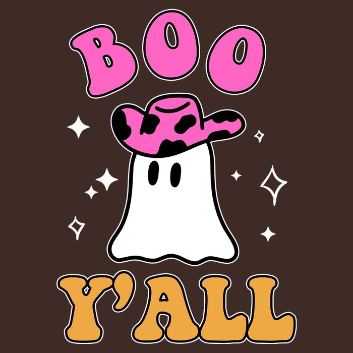 Boo Yall Ghost Halloween Cooling Performance Crew T-Shirt