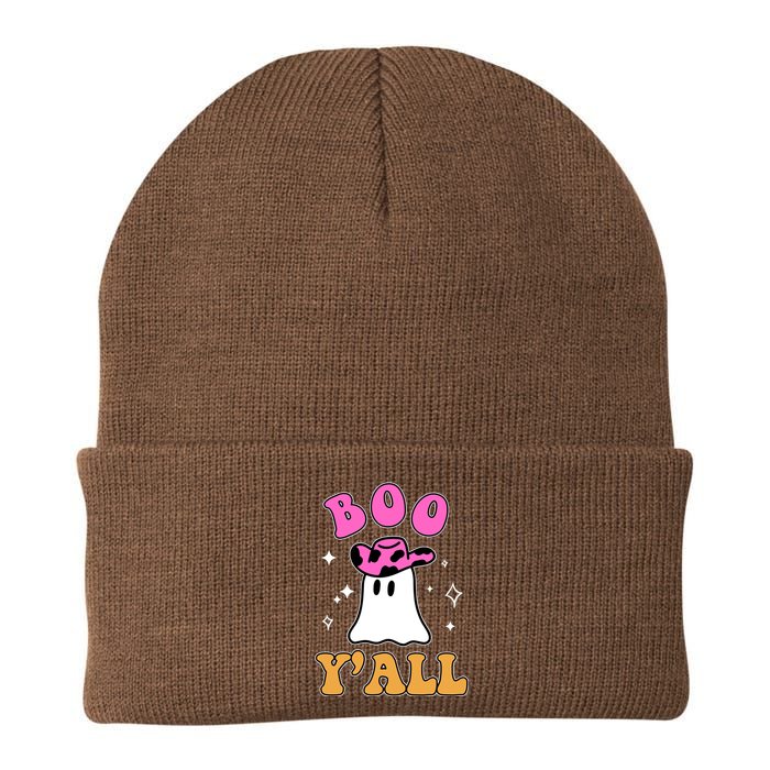 Boo Yall Ghost Halloween Knit Cap Winter Beanie