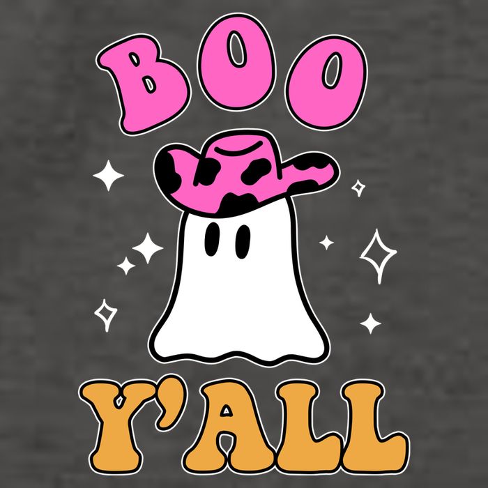 Boo Yall Ghost Halloween Vector Backpack
