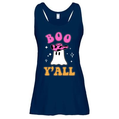 Boo Yall Ghost Halloween Ladies Essential Flowy Tank