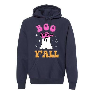 Boo Yall Ghost Halloween Premium Hoodie