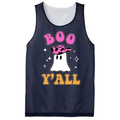 Boo Yall Ghost Halloween Mesh Reversible Basketball Jersey Tank