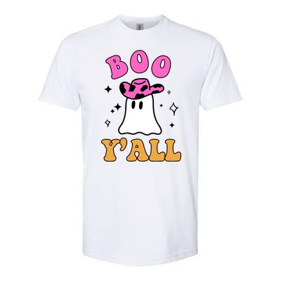 Boo Yall Ghost Halloween Softstyle® CVC T-Shirt