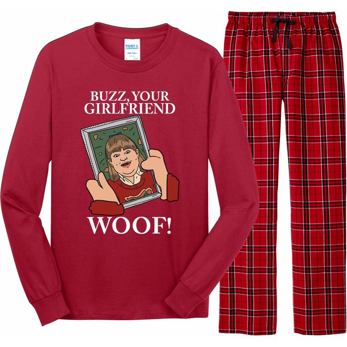 Buzz Your Girlfriend Woof Kevin Mccallister Christmas Movie Long Sleeve Pajama Set