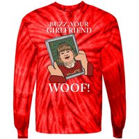 Buzz Your Girlfriend Woof Kevin Mccallister Christmas Movie Tie-Dye Long Sleeve Shirt