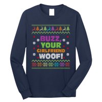 Buzz Your Girlfriend Woof Xmas Long Sleeve Shirt