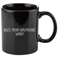 Buzz Your Girlfriend Woof Funny Christmas Sayings 11oz C Handle Ceramic Mug